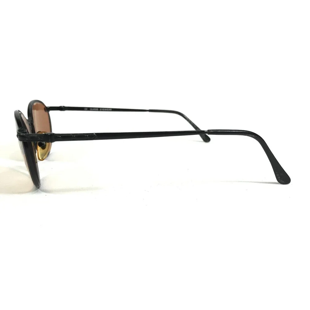 Vintage Guess Sunglasses Frames GU 896 SUNSET Black Round 50-20-135